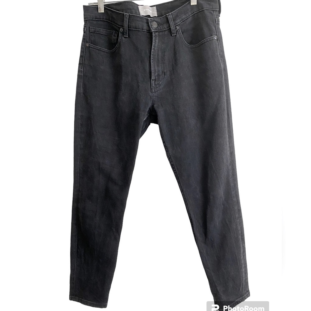 Everlane jeans black mid rise sz 30 ankle